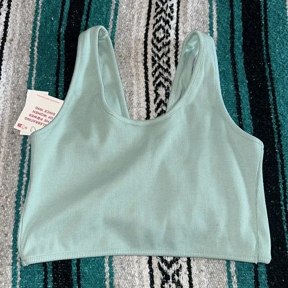 Roxy *NWT* Women's Riviera Twist Front Crop Tank Top - Picture 5 of 7